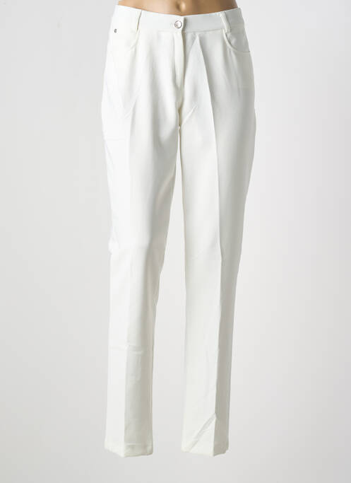 Pantalon slim alb GREGORY PAT femeie