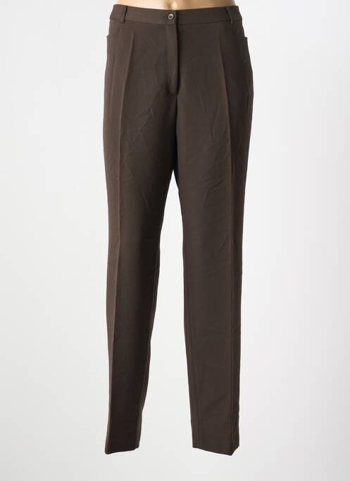 Pantalon slim maro ANNE KELLY femeie