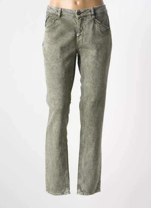 Blugi cu croială slim verde FREEMAN T.PORTER femeie