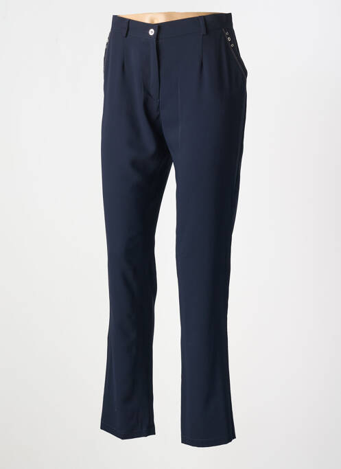 Pantalon slim albastru CHRISTINE LAURE femeie