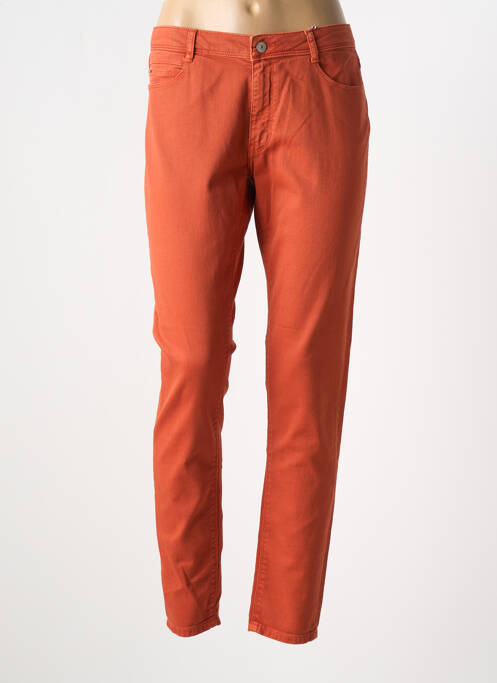 Blugi cu croială slim portocaliu KANOPE femeie