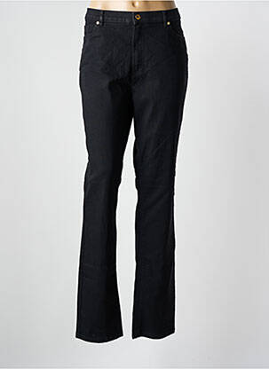 Blugi cu croială dreaptă negru BRUNO SAINT HILAIRE femeie