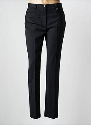Pantalon slim țesătură poplin mărime normală negru BRUNO SAINT HILAIRE femeie