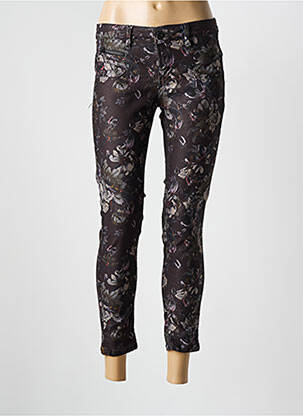 Pantalon 7/8 elasticitate mărime normală negru FREEMAN T.PORTER femeie