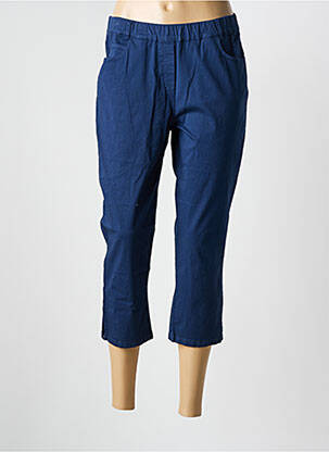 Pantalon trei sferturi albastru FRANCE RIVOIRE femeie