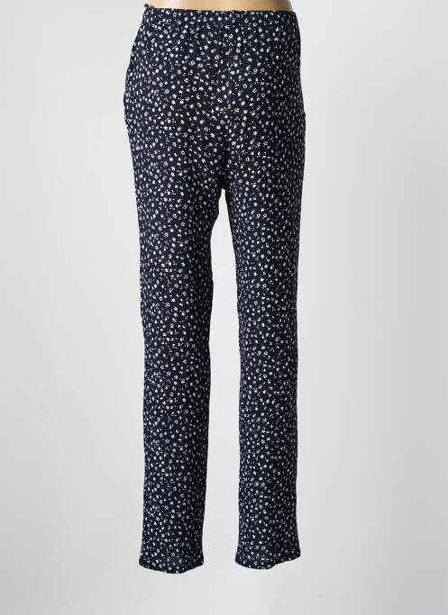 Pantalon drept albastru FRANCE RIVOIRE femeie