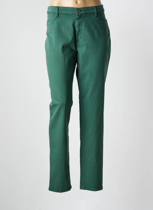 Blugi cu croială slim verde BRUNO SAINT HILAIRE femeie