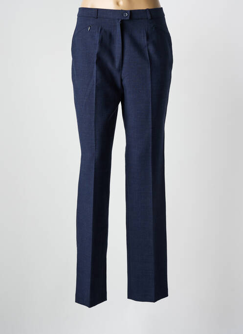 Pantalon drept albastru ANNE KELLY femeie