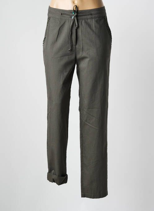 Pantalon drept verde GRIFFON femeie