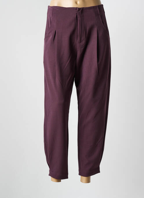 Pantalon drept violet DESIGUAL femeie