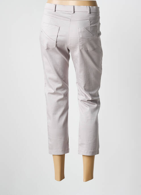 Pantalon trei sferturi gri CHRISTINE LAURE femeie