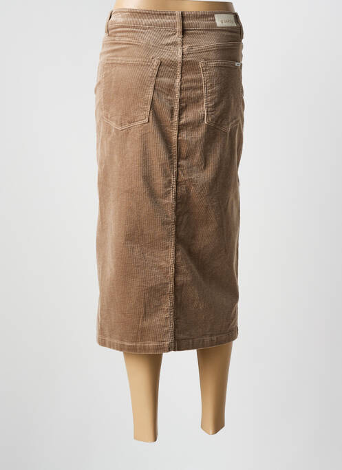 Fustă midi maro GARCIA femeie