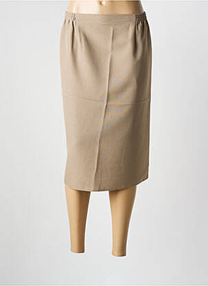 Fustă midi maro PLURIELLES femeie