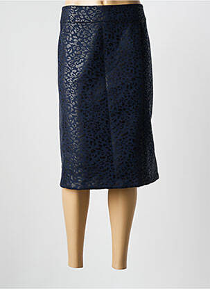 Fustă midi albastru GEVANA femeie