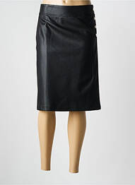 Fustă midi elasticitate negru GRIFFON femme