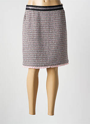 Fustă midi roz COMMA, femeie