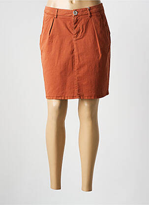 Fustă scurtă portocaliu KANOPE femeie