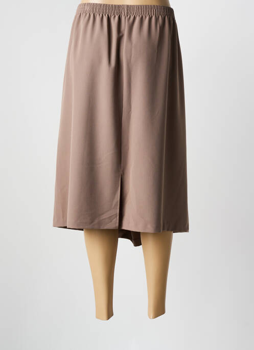 Fustă midi maro GRIFFON femeie