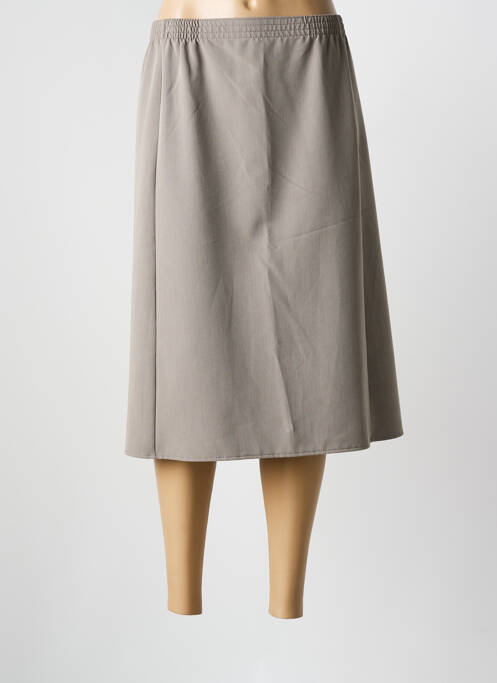 Fustă midi gri GRIFFON femeie