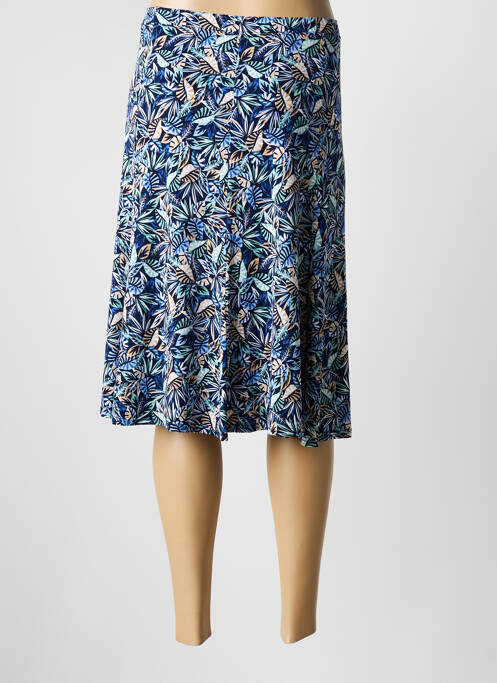 Fustă midi albastru GEVANA femeie