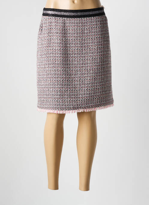 Fustă midi roz COMMA, femeie