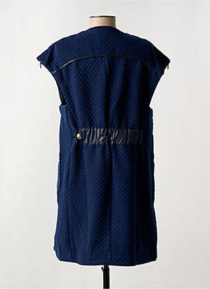 Rochie scurtă fără mâneci fără mâneci albastru ARELINE femeie