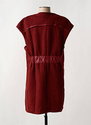 Rochie scurtă fără mâneci fără mâneci roșu ARELINE femeie