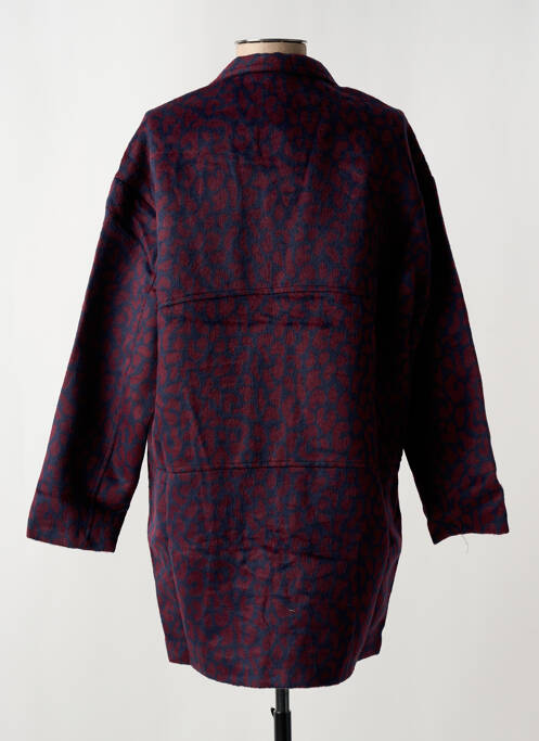 Palton scurt croială dreaptă fără glugă albastru ARELINE femme