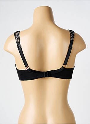 Sutien țesătură dantelă sutien cupe întregi cu decolteu înalt negru LINGERIE STORY femeie