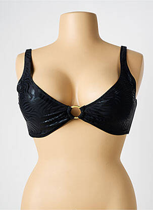 Sutien de costum de baie elasticitate top sutien modelat negru DEIDAD femeie