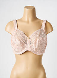 Sutien efect material satinat sutien cupe întregi cu decolteu înalt piele LOUISA BRACQ femme