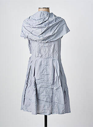 Rochie midi mâneci scurte mâneci scurte albastru ARELINE femeie