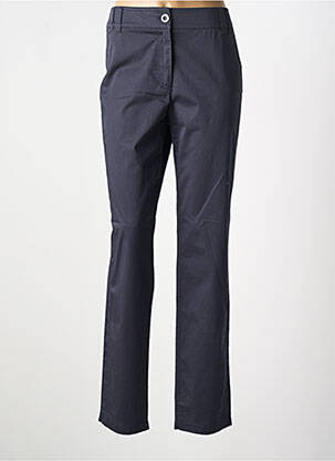 Pantalon chino țesătură poplin mărime normală albastru GERRY WEBER femeie