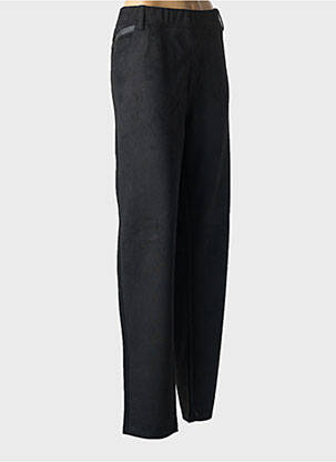 Pantalon drept elasticitate mărime normală negru GEVANA femeie