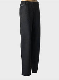 Pantalon drept elasticitate mărime normală negru GEVANA femme