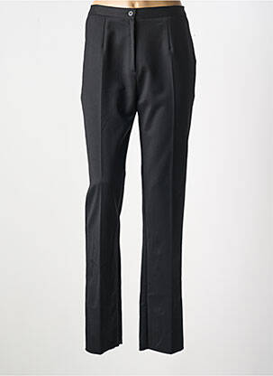 Pantalon slim talie elastică mărime normală negru GEVANA femeie