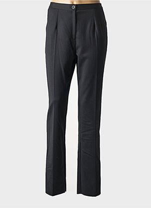 Pantalon drept elasticitate mărime normală negru GEVANA femeie