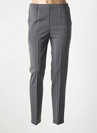 Pantalon slim talie elastică mărime normală gri GEVANA femme