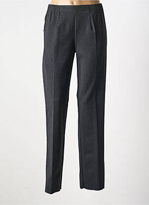 Pantalon drept elasticitate mărime normală gri GEVANA femeie
