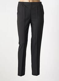 Pantalon slim talie elastică mărime normală negru GEVANA femeie