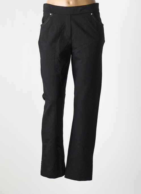 Pantalon drept negru CHRISTINE LAURE femeie