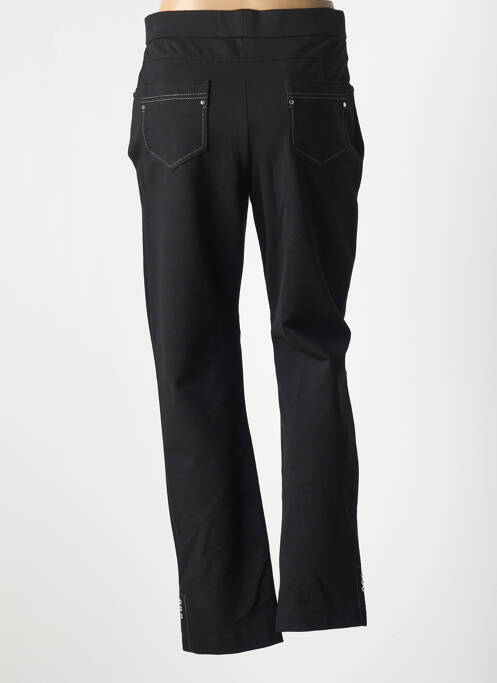 Pantalon drept negru CHRISTINE LAURE femeie