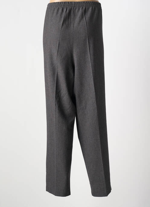 Pantalon drept țesătură poplin mărime normală gri FRANCOISE F femme