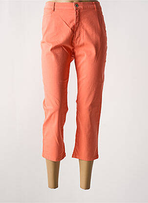 Pantalon trei sferturi portocaliu BRUNO SAINT HILAIRE femeie