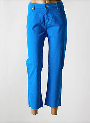 Blugi cu croială slim albastru SIGNE NATURE femeie