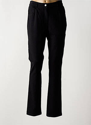 Pantalon slim elasticitate mărime normală negru GRIFFON femeie