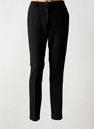 Pantalon slim talie elastică mărime normală negru GRIFFON femeie