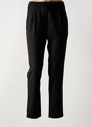 Pantalon slim talie elastică mărime normală negru LA FEE MARABOUTEE femeie