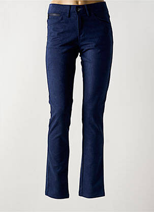 Pantalon slim albastru GEVANA femeie