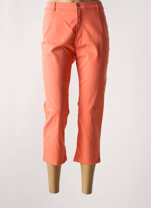Pantalon trei sferturi portocaliu BRUNO SAINT HILAIRE femeie